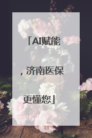 AI赋能，济南医保更懂您
